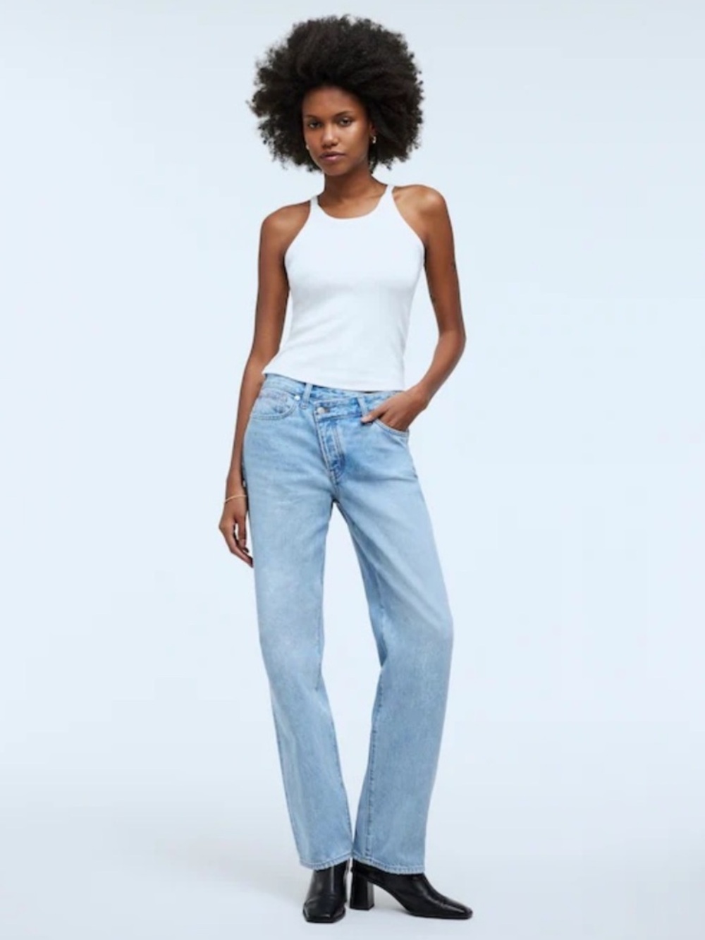 NWT Madewell Low-Slung Straight Jeans - Size 27